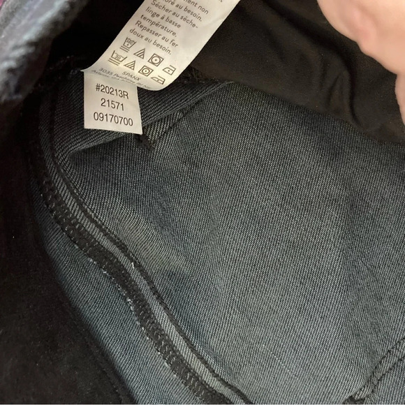 Spanx Distressed Skinny Jeans Vintage Black Medium - Picture 9 of 10